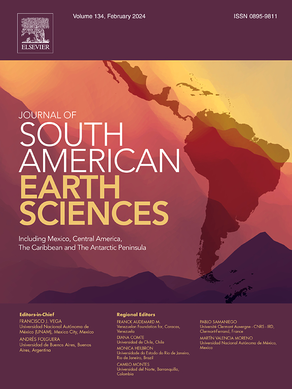 Go to journal home page - Journal of South American Earth Sciences